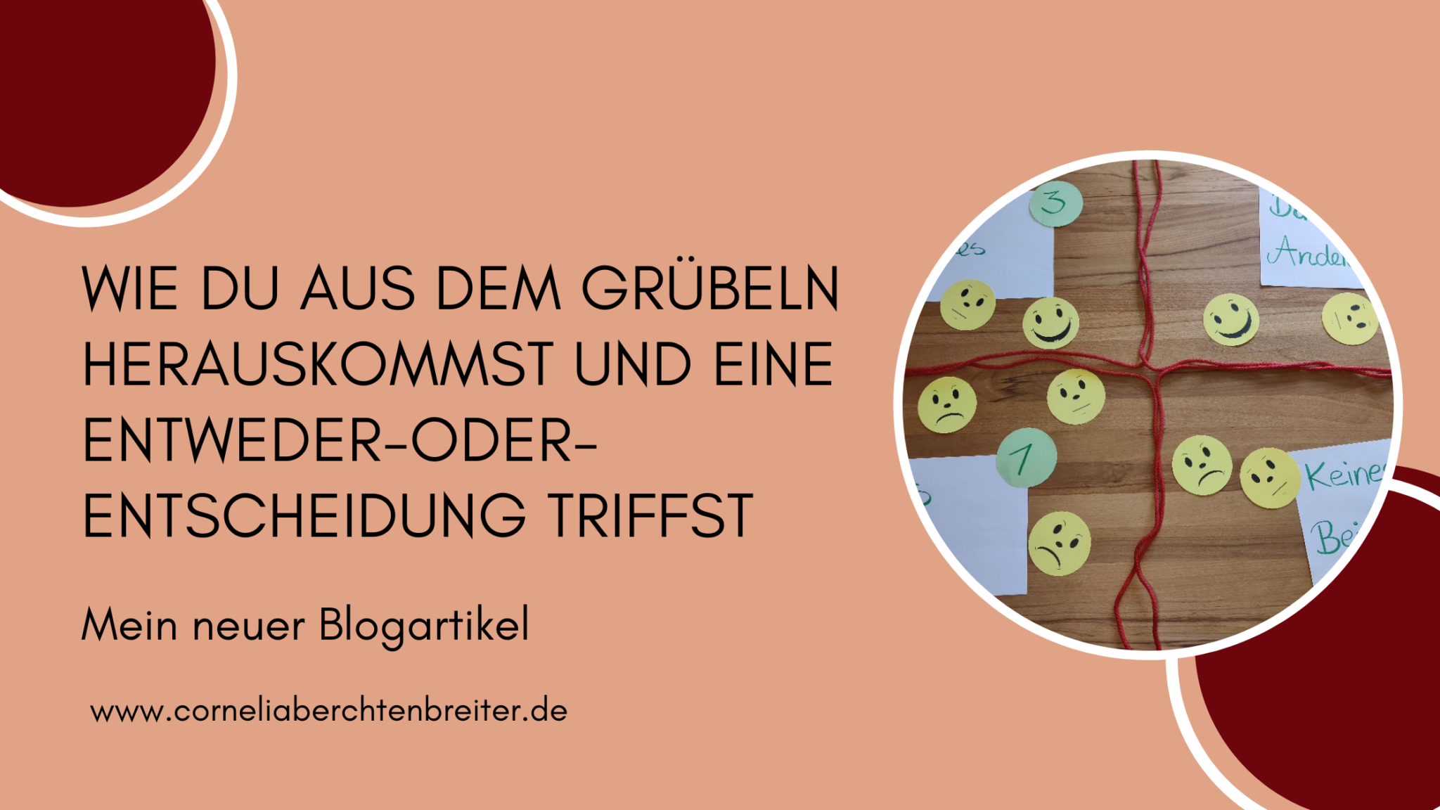 Entweder Oder Entscheidung • Entscheidungshilfe • Stoppe das Grübeln!